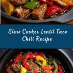Slow Cooker Lentil Taco Chili Recipe