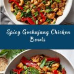 Spicy Gochujang Chicken Bowls Recipe