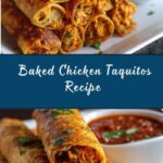 Creamy Baked Chicken Taquitos Recipe