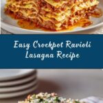 Easy Crockpot Ravioli Lasagna Recipe