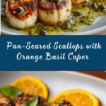 Scallops with Orange, Basil, and Caper Dressing Recipe