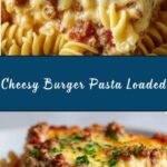Loaded Cheeseburger Alfredo Pasta Recipe