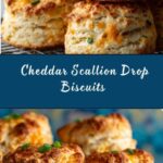 Cheddar Scallion Drop Biscuits Recipe