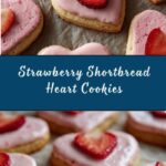 Heart-Shaped Strawberry Shortbread Cookies Recipe