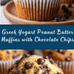 Greek Yogurt Peanut Butter Muffins with Chocolate Chips Recipe
