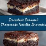 Caramel Cheesecake Nutella Brownies Recipe