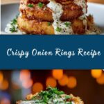 Crispy Onion Rings Drizzled Recipe