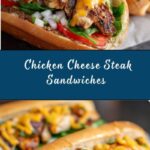 Chicken Cheese Steak Sandwiches Recipe