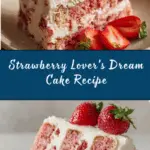 Double Strawberry Cake Recipe