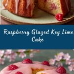 Raspberry Glazed Key Lime Cake Recipe