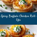 Buffalo Chicken Roll-Ups Recipe