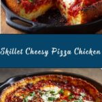 Skillet Cheesy Pizza Chicken Recipe
