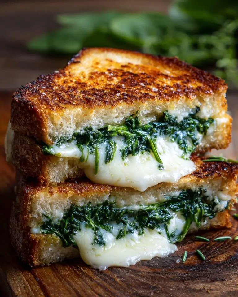 Spinach and Feta Grilled Cheese Recipe