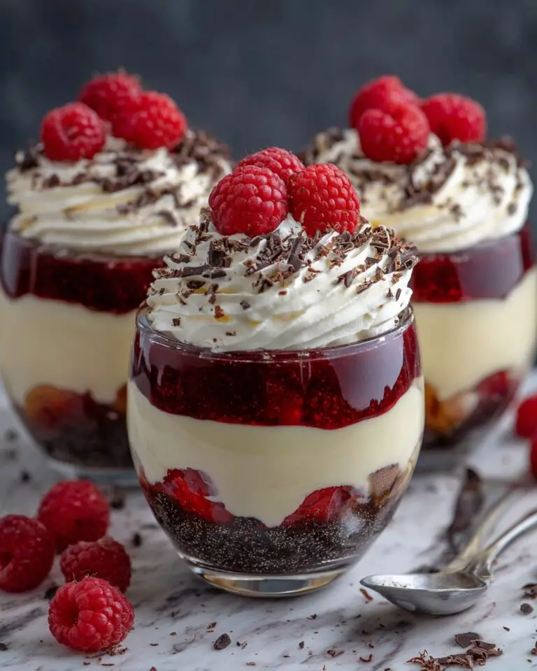 Raspberry Chocolate Layered Parfait Recipe