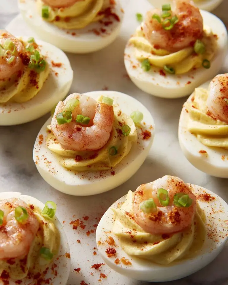 Cajun Shrimp Deviled Eggs Recipe
