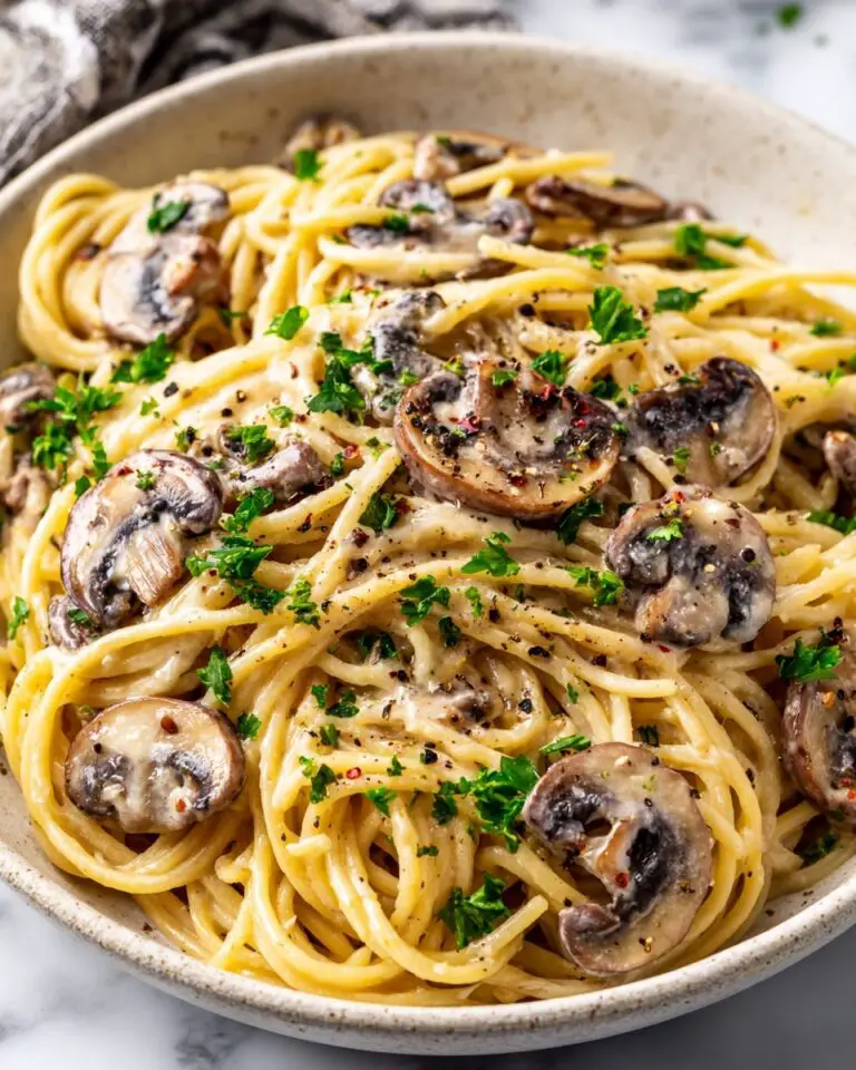 Creamy Miso Mushroom Pasta Recipe