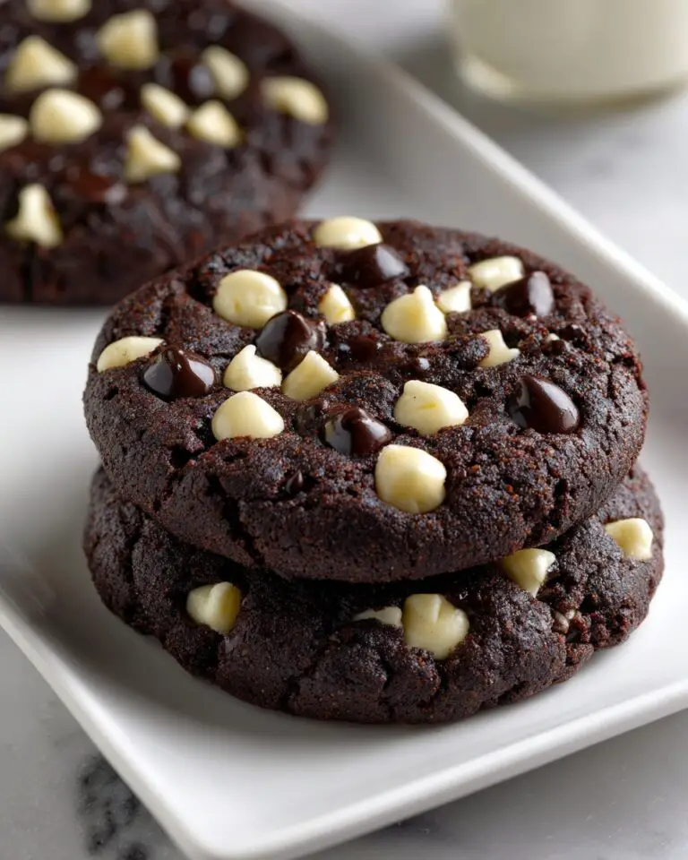 Flourless Triple Chocolate Cookies Recipe