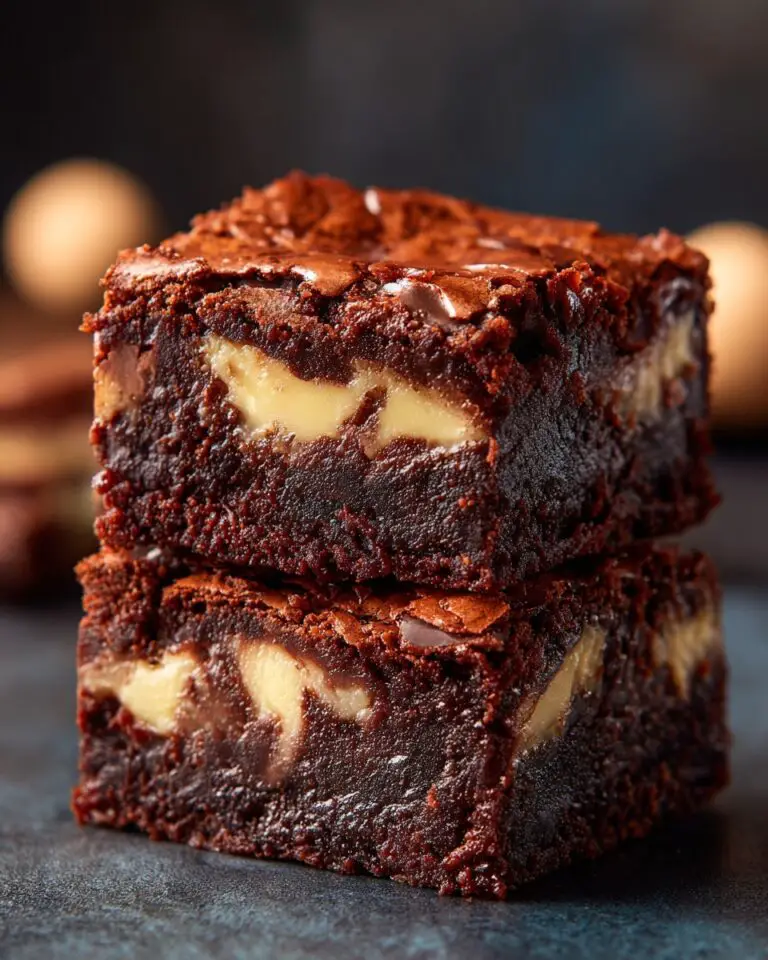 Fudgy Peanut Butter Brownies Recipe