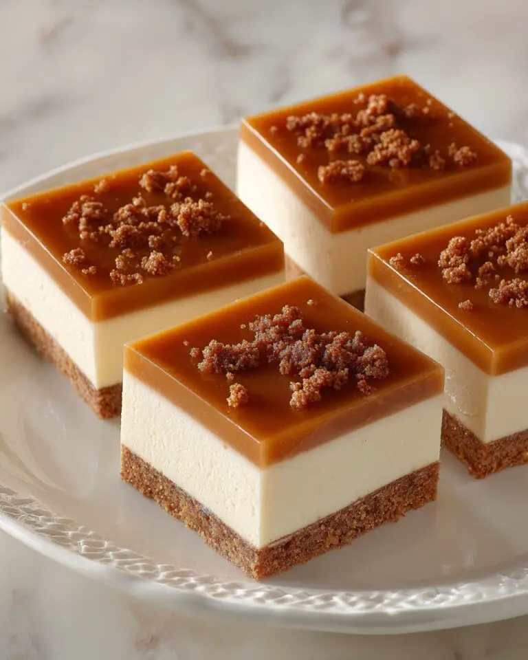 Dulce de Leche Cheesecake Bars Recipe