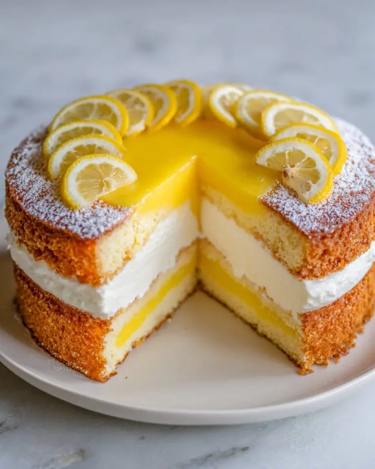 Torta della Nonna – Creamy Lemon Custard Cake Recipe
