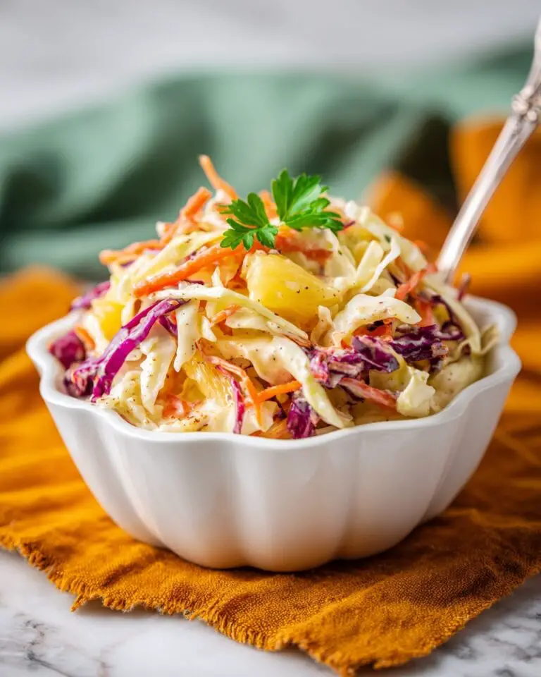 Hawaiian Pineapple Coleslaw Recipe