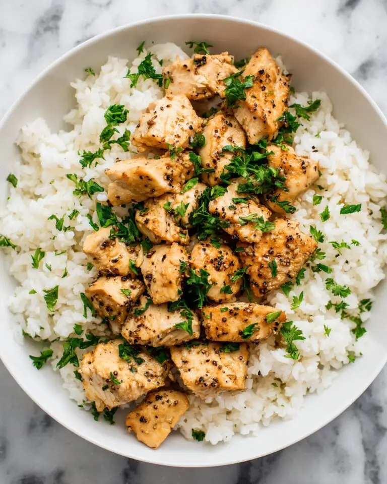 Chicken Scampi with Garlic Parmesan Rice Recipe