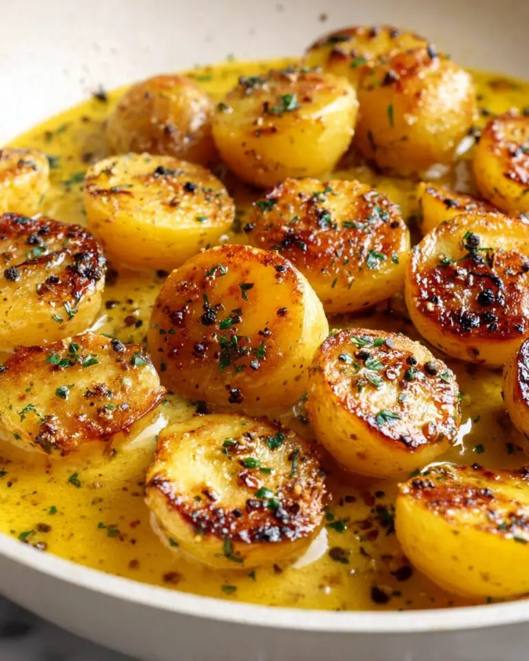 Creamy Garlic Sauce Potatoes Recipe