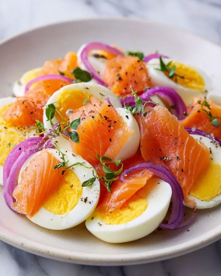 Lox and Eggs with Onions Recipe