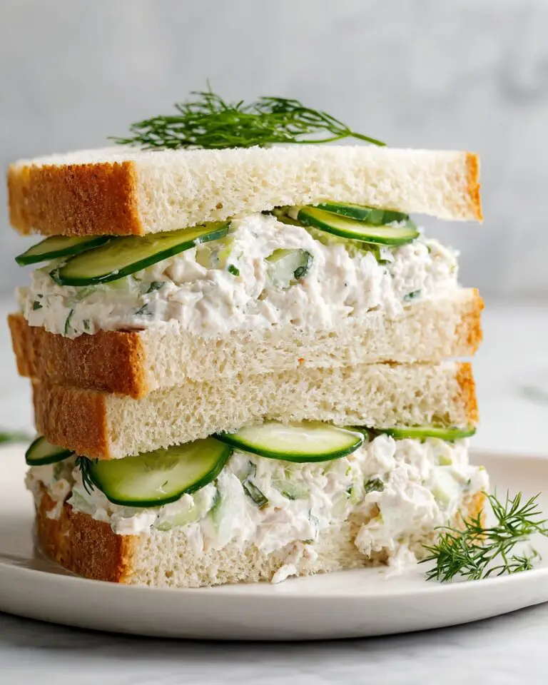 Cucumber Benedictine Tea Sandwiches Recipe