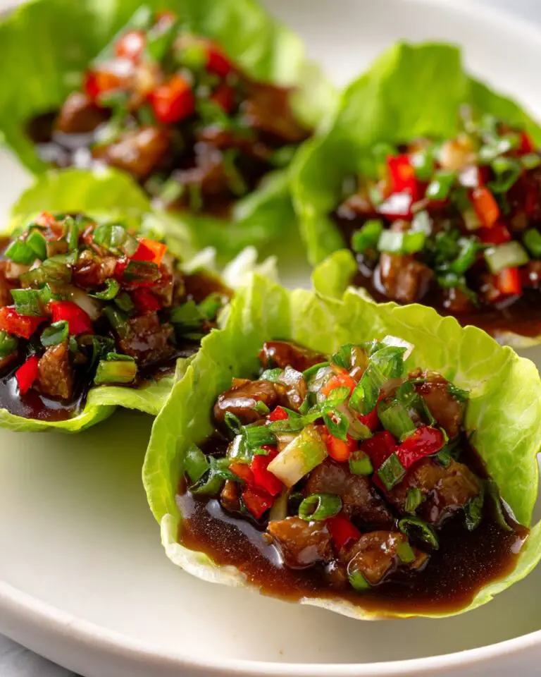 Thai Chicken Lettuce Wraps Recipe