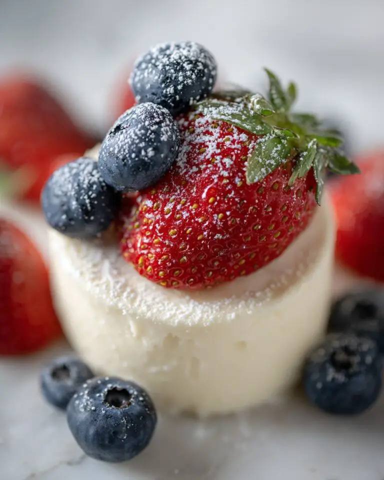 Red, White, and Blue Cheesecake Strawberries Recipe
