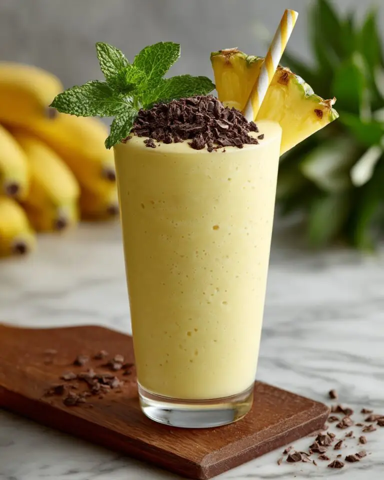 Tropical Pineapple Mango Banana Smoothie Recipe
