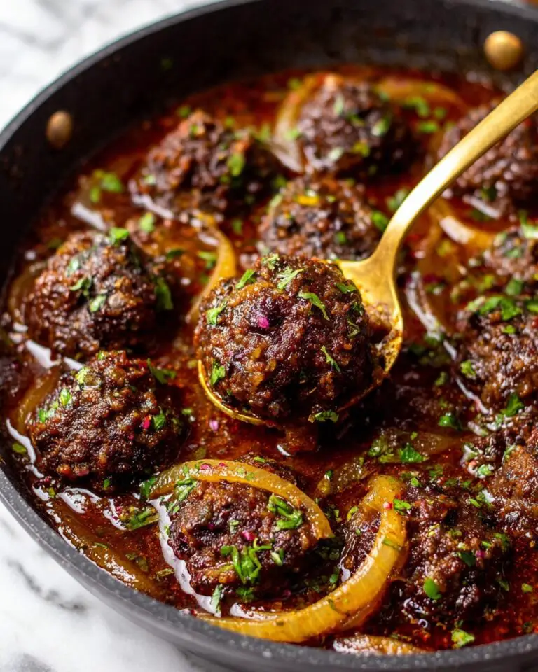 Salisbury Steak Meatballs with Savory Gravy Recipe