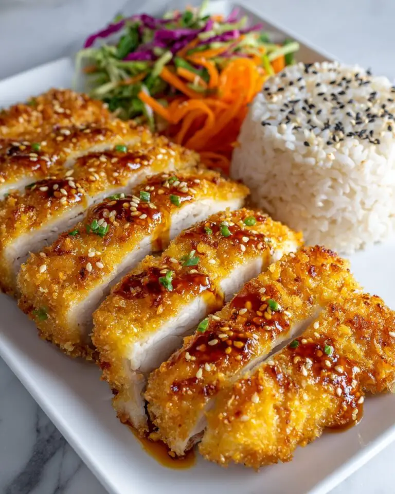 Crispy Chicken Katsu with Delicious Katsu Sauce Recipe