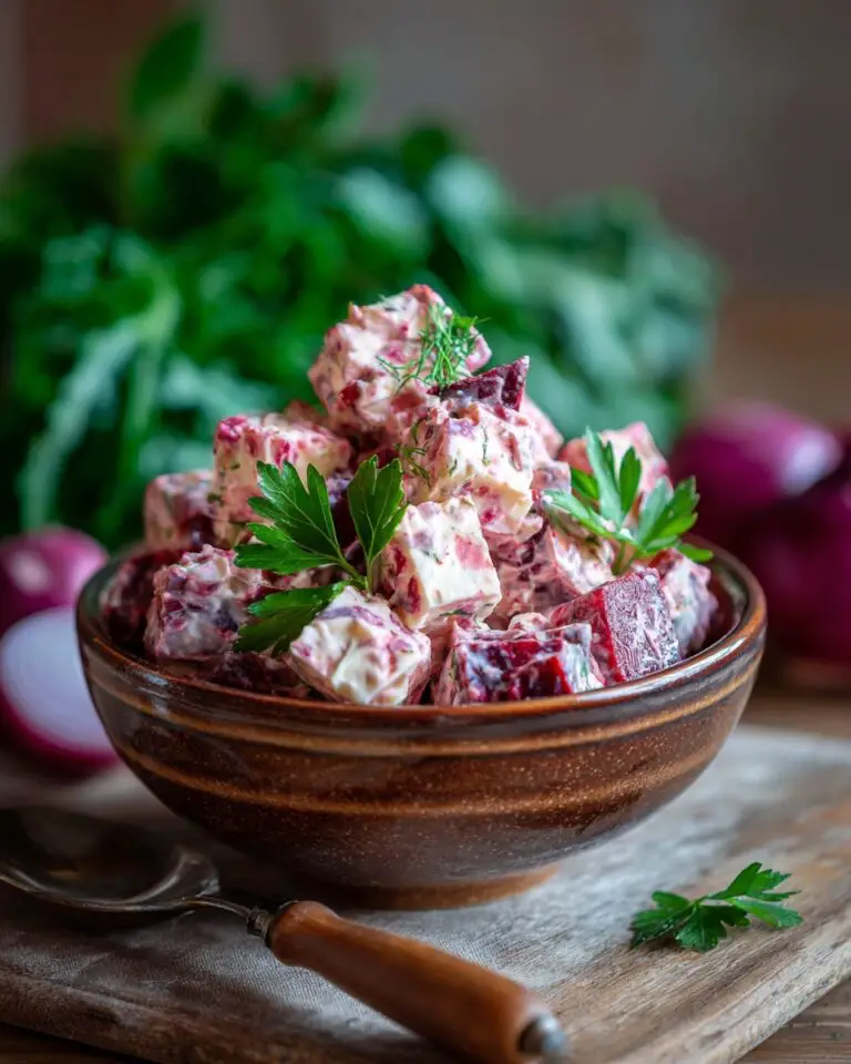 Creamy Beetroot Salad Recipe