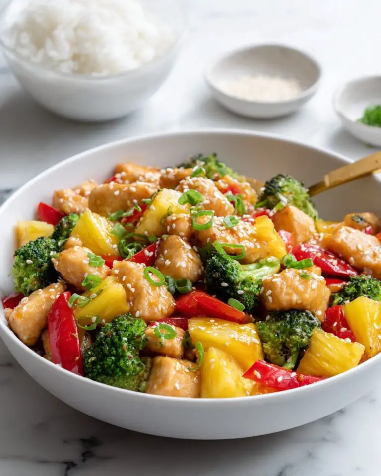 Healthy Pineapple Chicken Stir Fry Recipe