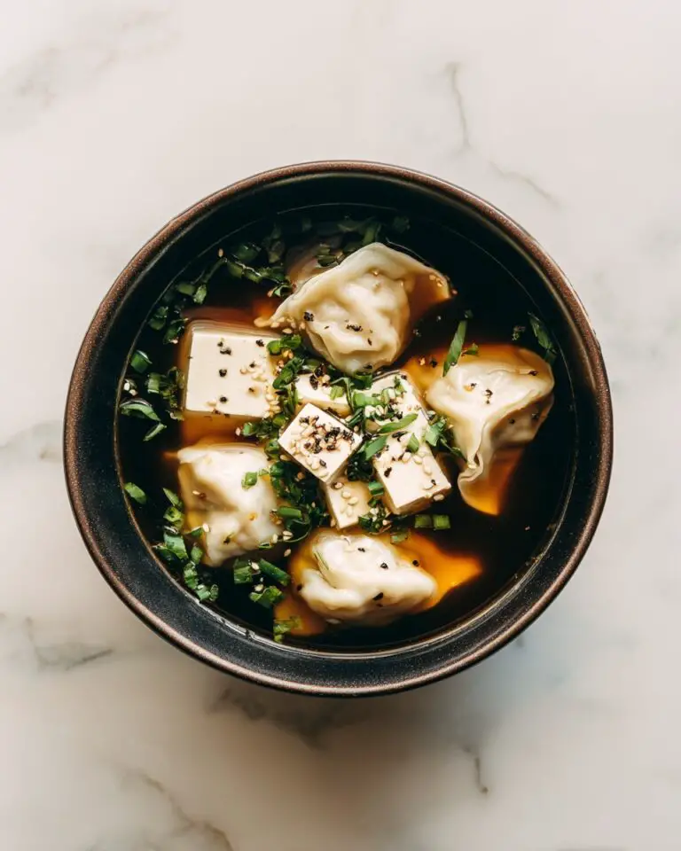 Homemade Wonton Soup Recipe