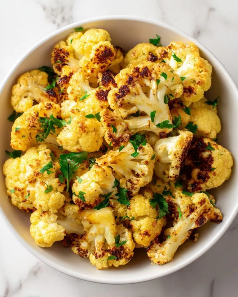 Crispy Parmesan Roasted Cauliflower Recipe