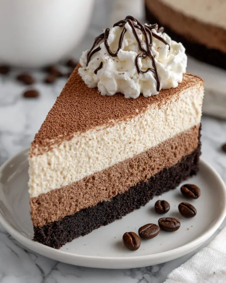 Coffee Brownie Cheesecake Recipe