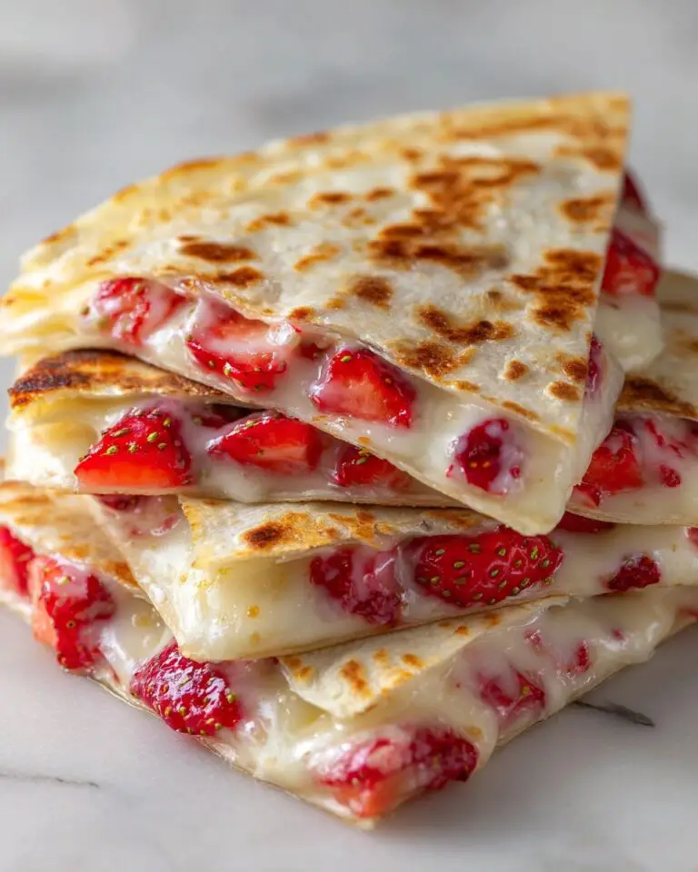 Strawberry Cheesecake Quesadilla Recipe