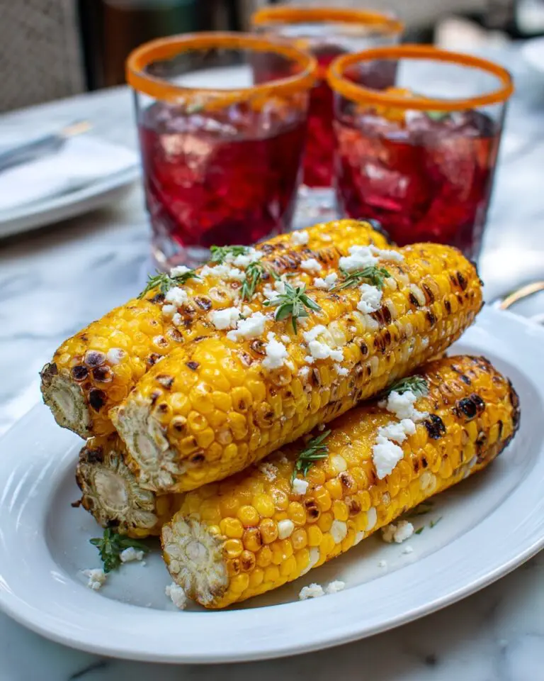 Parmesan Garlic Grilled Corn Recipe