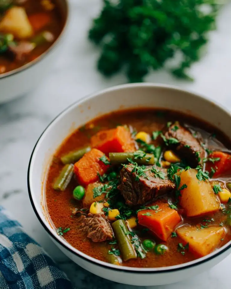 Vegetable Beef Soup Recipe