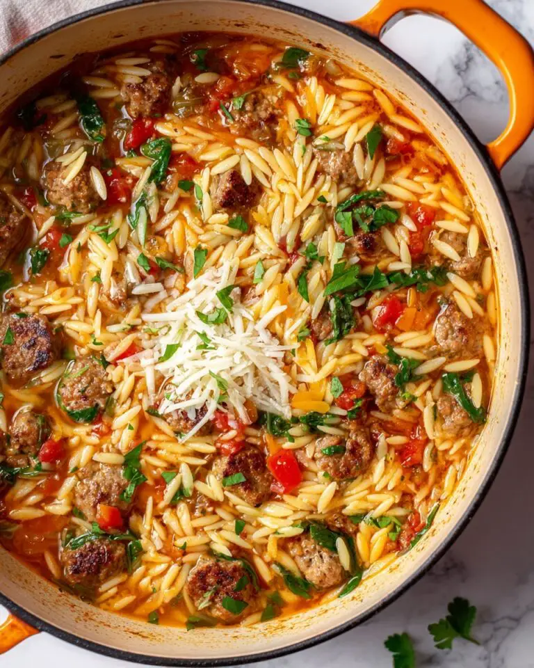 Marry Me Sausage Orzo Soup Recipe