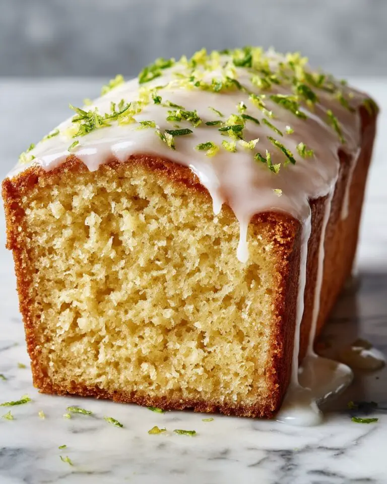 Key Lime Pound Cake Recipe