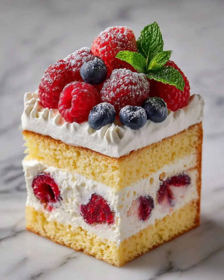 No-Bake Victoria Sponge Mousse Slice Recipe