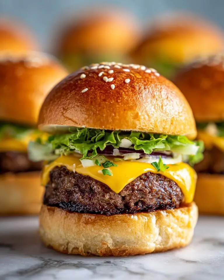 Hawaiian Roll Cheeseburger Sliders Recipe