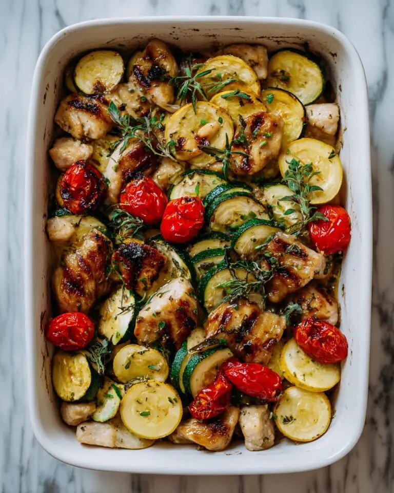 Mediterranean Chicken Zucchini Bake Recipe