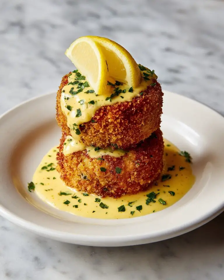 Lemon Pecorino Crusted Chicken with Creamy Lemon Sauce Recipe