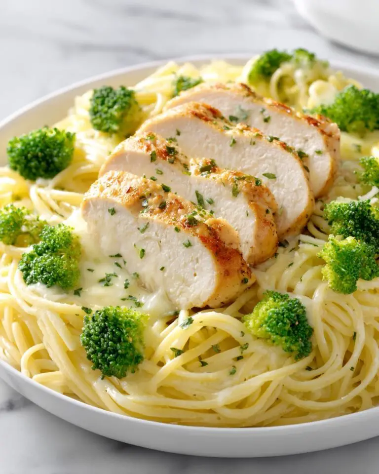 Chicken and Broccoli Pasta with Creamy Parmesan Sauce Recipe