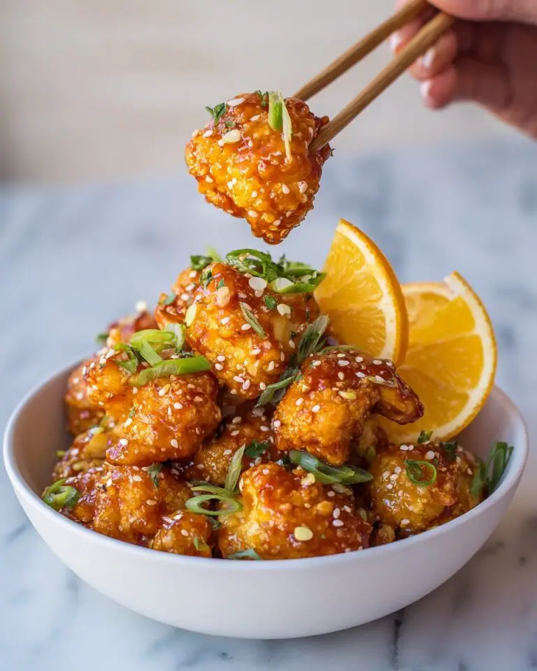 Vegan Glazed Orange Cauliflower “Chicken” Recipe